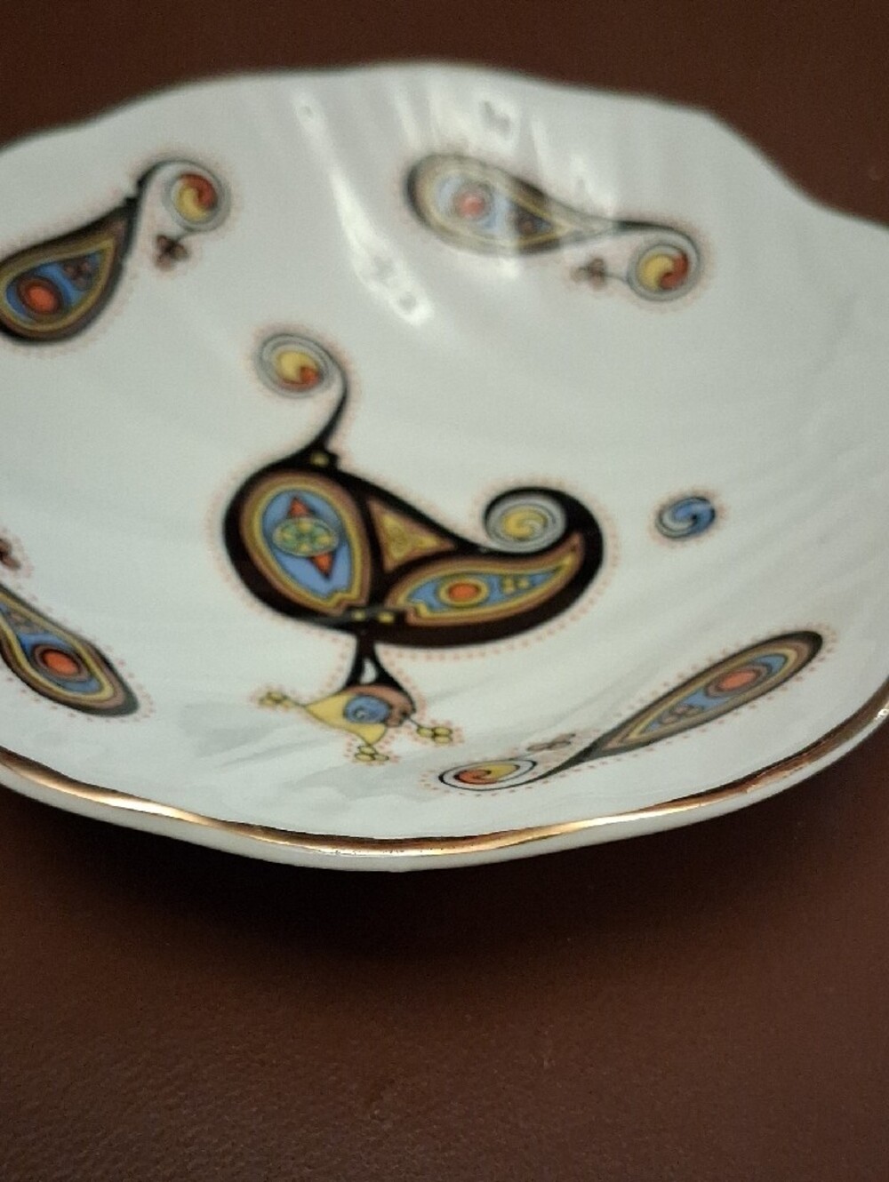 Royal Tara Fine Bone China Trinket Dish Book Of Kells Design - Picture 4 of 8